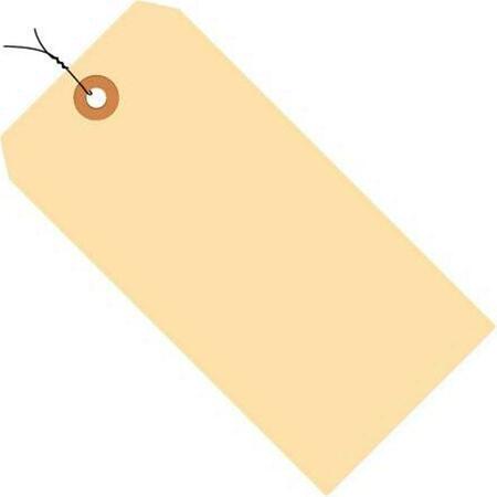 AVIDITI 8 x 4 in. Manilla 13 Point Shipping Tags - Pre-Wired, 500PK G10113